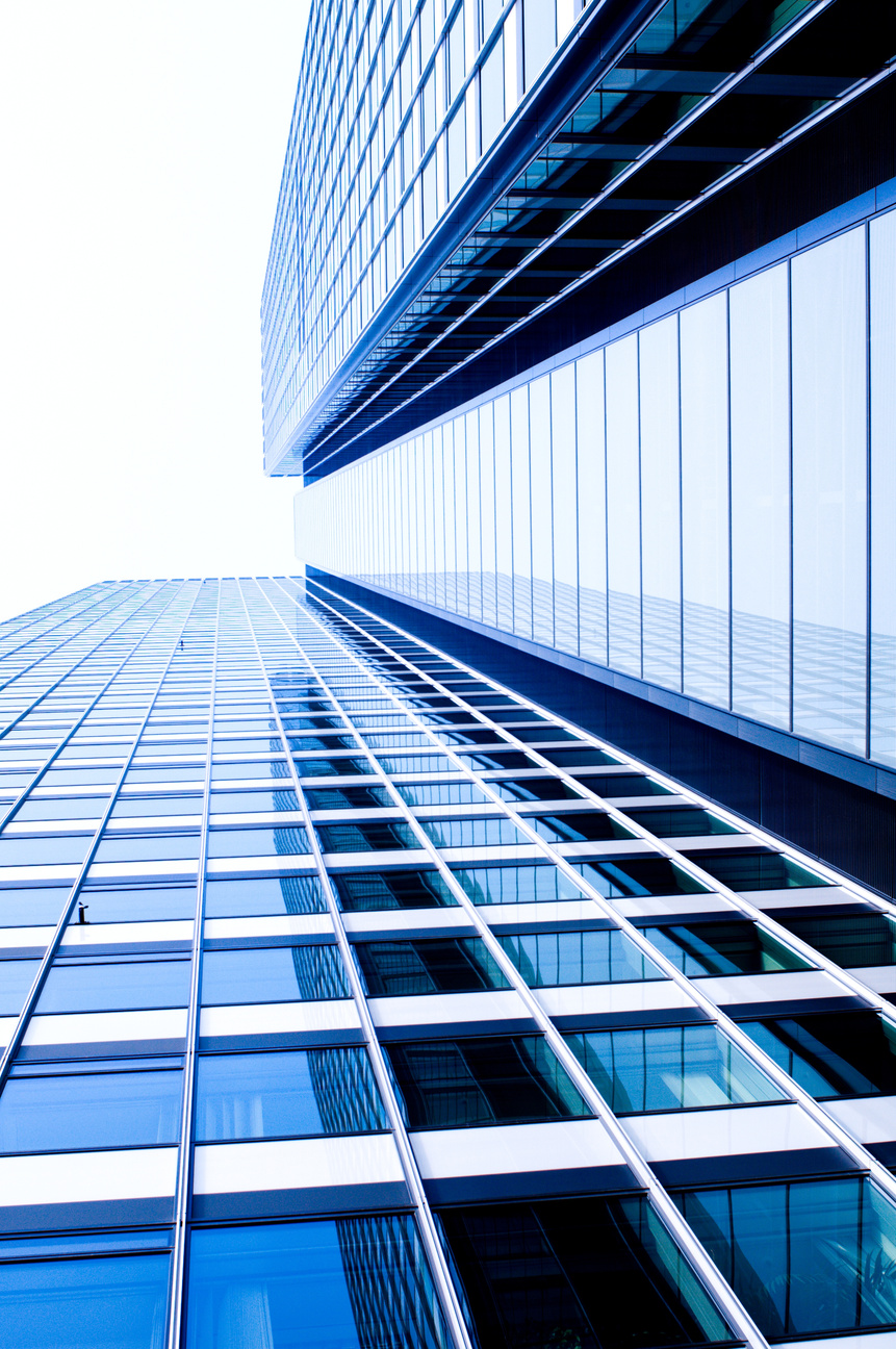 abstract glass facade